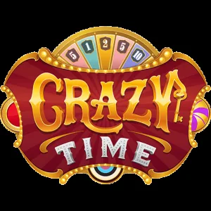 Crazy Time live casino game promotional image