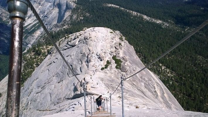 Our wonderful trip to Half Dome - look at the beauty, Photo credit Brian 1
