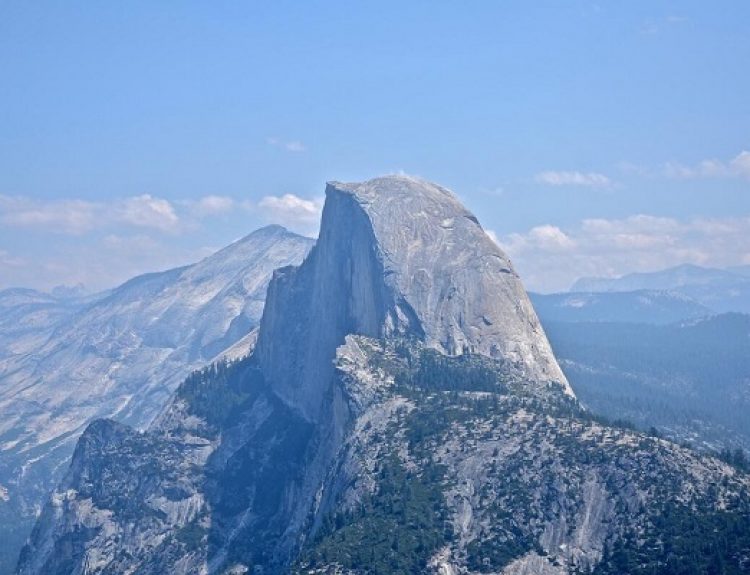 We hadn’t planned on hiking Half Dome but when I saw it with my own eyes, rising 5,000 feet above the Yosemite Valley, I thought, I have to go up there!