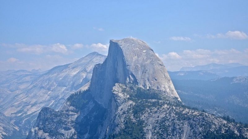 We hadn’t planned on hiking Half Dome but when I saw it with my own eyes, rising 5,000 feet above the Yosemite Valley, I thought, I have to go up there!